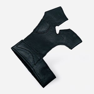 Goat Skin Archery Bow Hand Protector - Archery Bow Protector - Bow Hand Protector - Archery Guard - Leather Archery Glove - Archery Glove