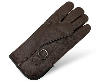 Falconry Glove - Nubuck Leather Falconry Short Gloves - Bird Handling Gloves - Pet Gloves - Bird of Prey Gloves - Falcon Handling Glove