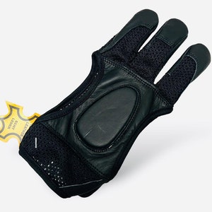 Archery Glove - Archery Shooting Glove - Shooting glove - Archery bow glove - Three finger Archery glove - Bow Glove - Archery gift