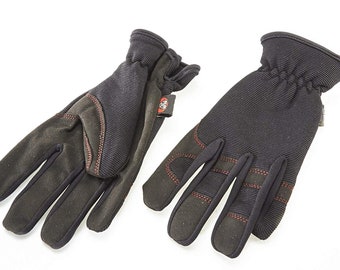 Mens Quality Mechanics Gloves - Light Weight Work Gloves - Mechanic Work Gloves - Gloves for Mechanic.