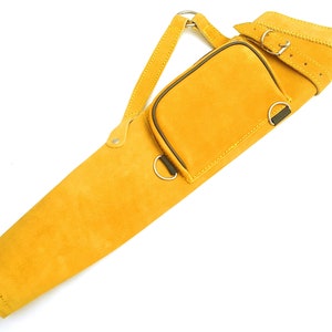 Archery Quiver - Archery Side Quiver - Archery Hip Quiver - Suede Quiver - Hip Quiver - Quiver for Arrows - Arrow Quiver - Archery Bow