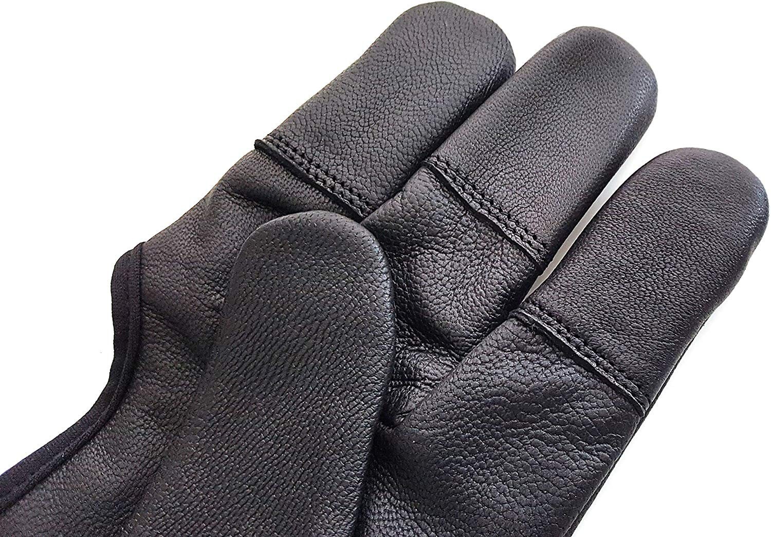 Archery Protective Gloves Crazy Horse Leather Archery Glove
