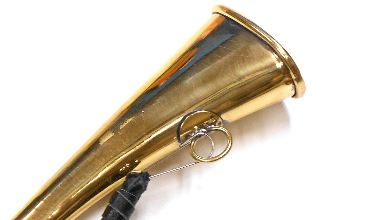 Hunting Bugle Horn, With Brass Chain, Hunting Helper For Hunters By A B Instrument Co