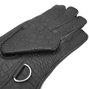 Mens High Quality Double Layer Soft Leather Falconry Gloves/Bird