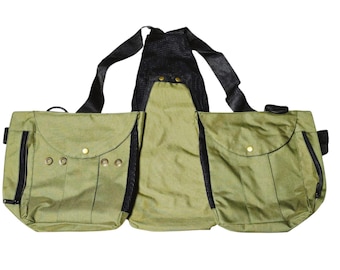 Falconry Vest - Falconry Bag - Hunting Vest - Hawking - Bird Handling Codura Vest - Hunting Bag - Hunting Gear - Huntsman Gift - Sports Bag