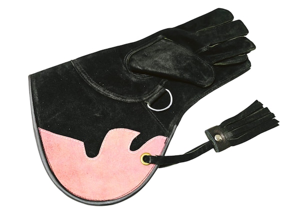 Gant De Fauconnerie En Cuir - Fait Main - Pakistan - Neuf