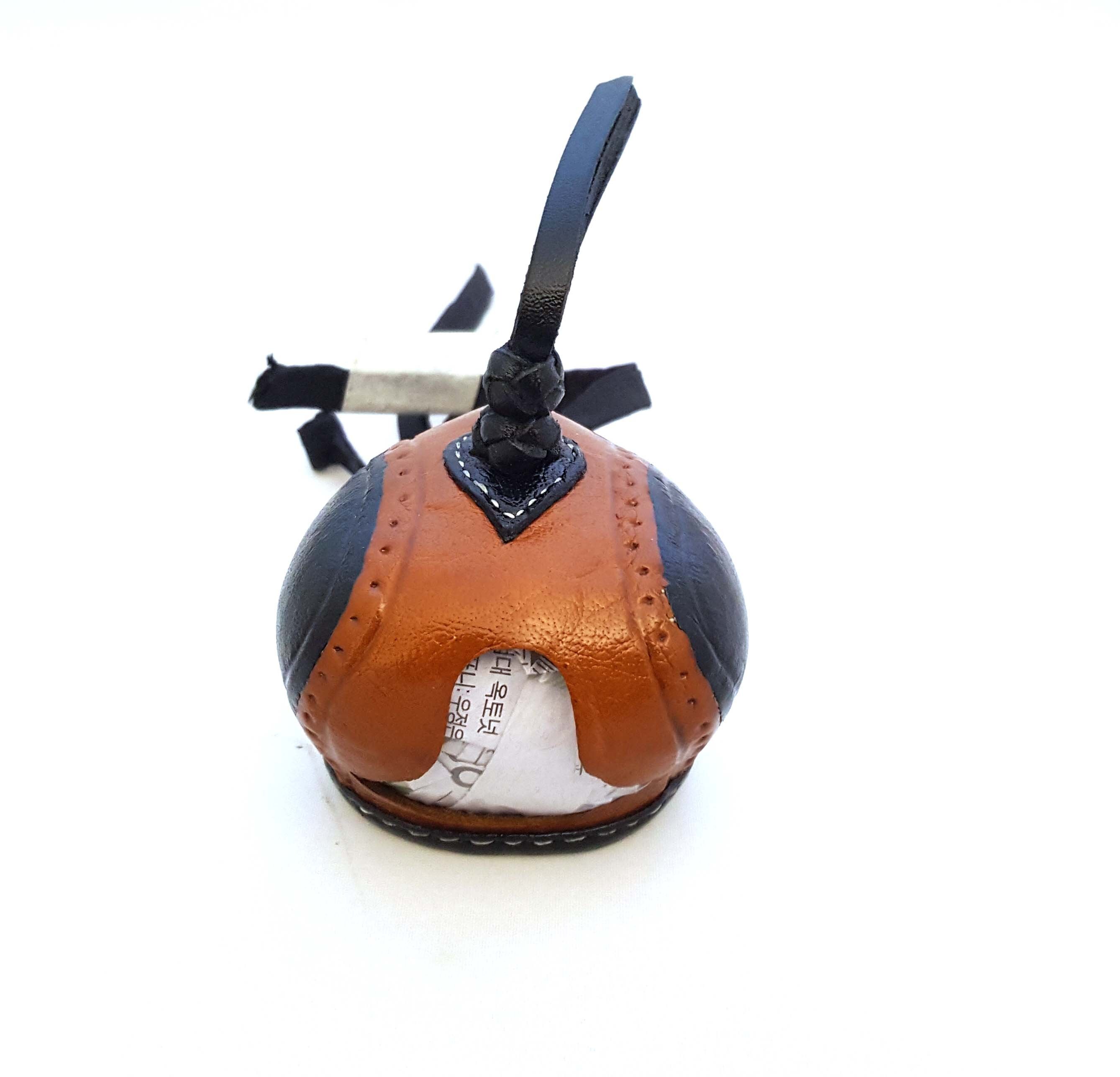 New Falconry Hood Dutch Hand Stitched (Black/Red) (All Sizes Available