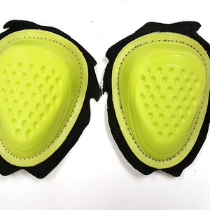 Sliders de genou de moto - Sliders de genou de moto - genouillères - train de moto - vitesse de moto - curseurs de genou - train de course de moto