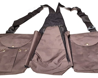 Falconry Vest - Falconry Bag - Hunting Vest - Hawking - Bird Handling Codura Vest - Hunting Bag - Hunting Gear - Huntsman Gift - Sports Bag
