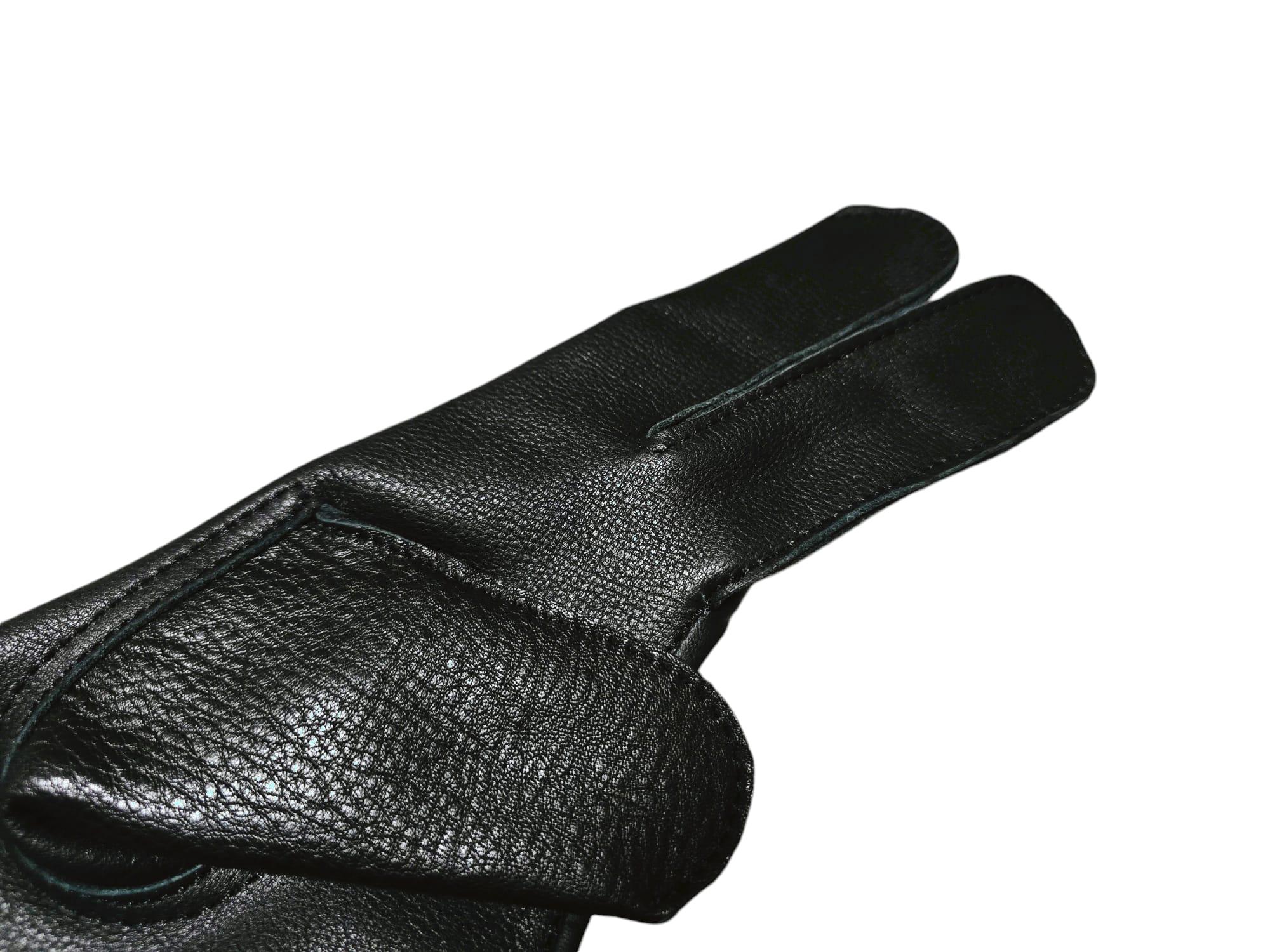 Gant De Fauconnerie En Cuir Nubuck Double Peau - Taille Grande, 12 Pouces, Noir/fauve, Neuf