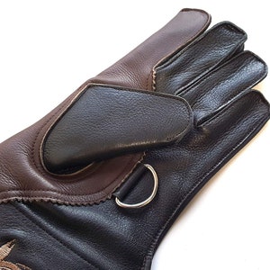 Falconry Glove Bird Handling Gloves Pet Gloves Leather Falconry Gloves Birds of Prey Glove Bird Lovers Gift Falconry Gift image 4