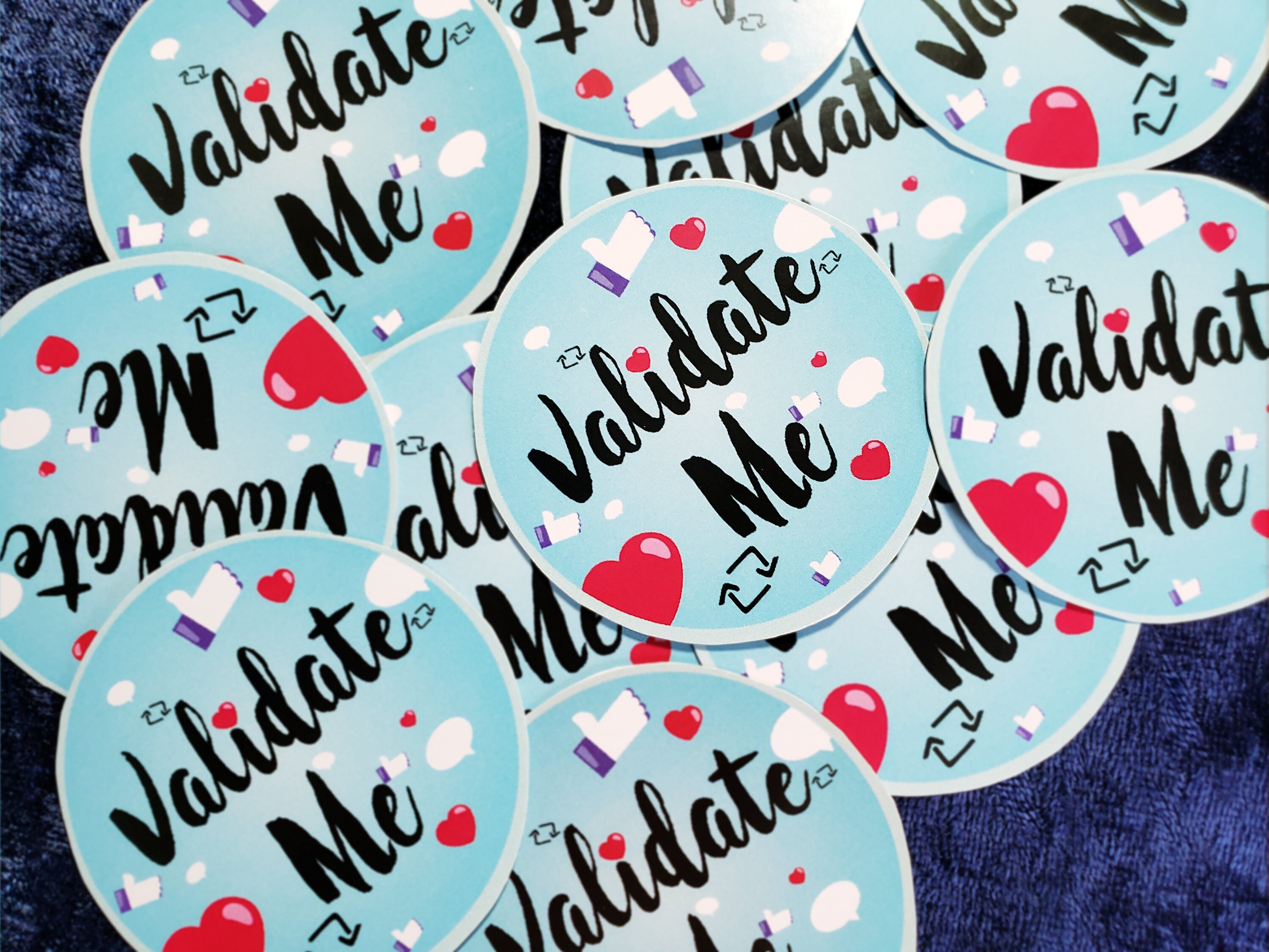 Validation Sticker Validate Me Sticker Etsy