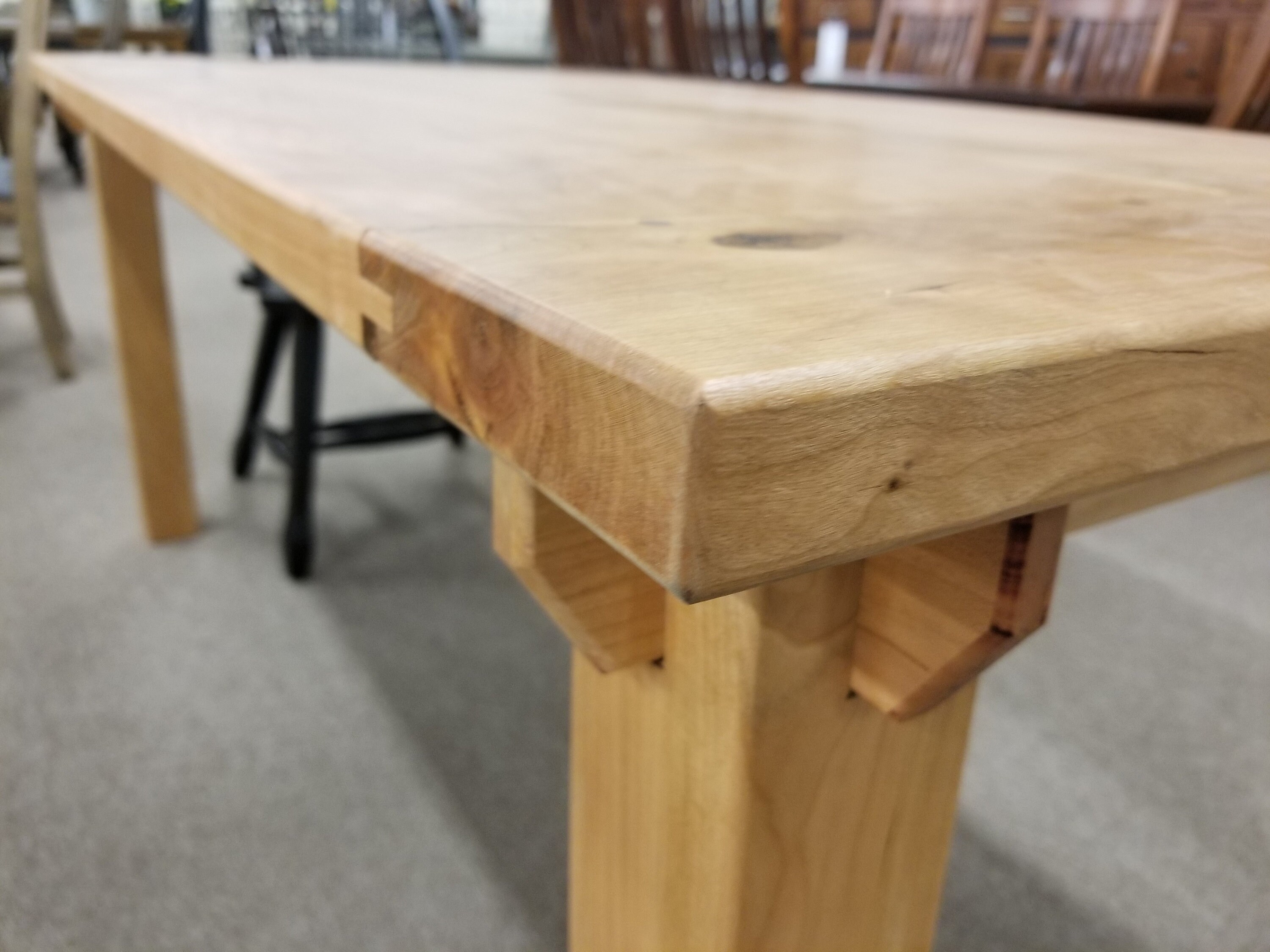 Breadboard Dining Table Etsy