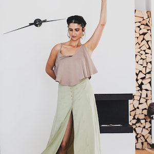 XENIA long Skirt | Long Skirt | Tencel | Oeko Tex | Slate Green | Green