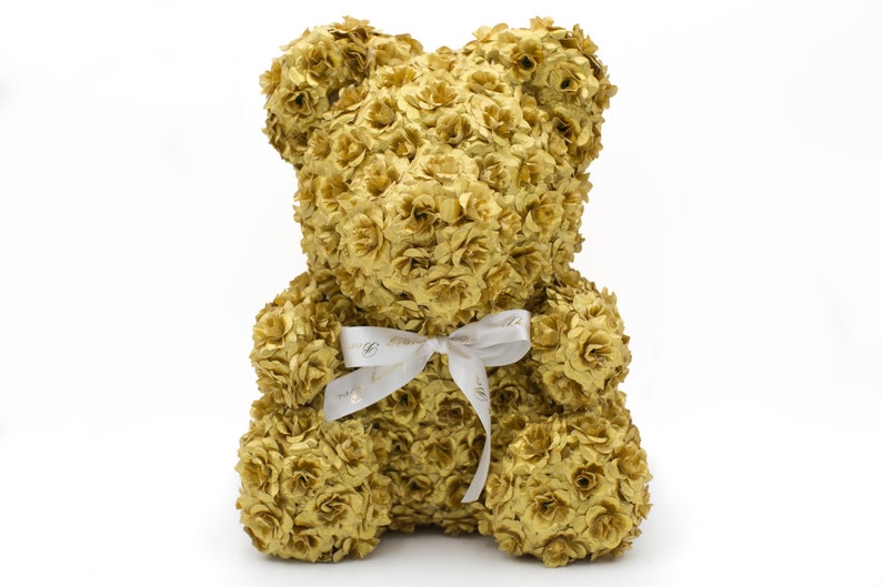 fresh rose bear