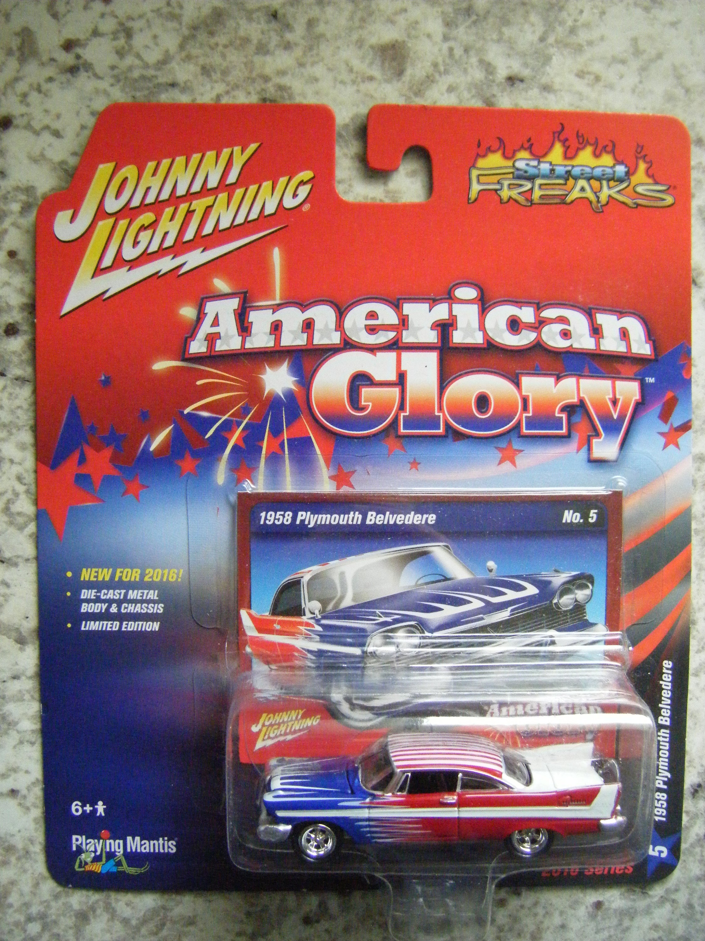 Johnny Lightning Street freaks American Glory'58 Plymouth Belvedere #5 