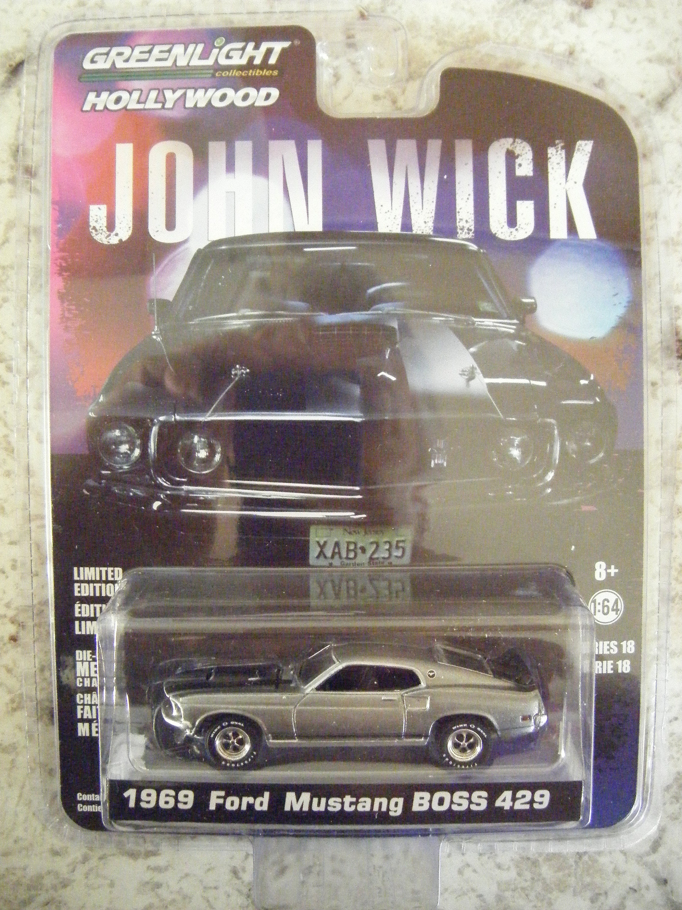 Greenlight Hollywood Series 18 John Wick 1969 Ford Mustang - Etsy España