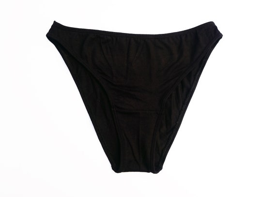 Buy Classic High-cut Panty Underwear Black French Cut Brief 90's