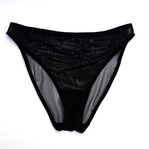 Vintage Panties Cupid Black Nylon High Waisted Briefs French Cut Medium  High Waist Hi Cut Underwear Intimates Lingerie Union Made USA -  Canada