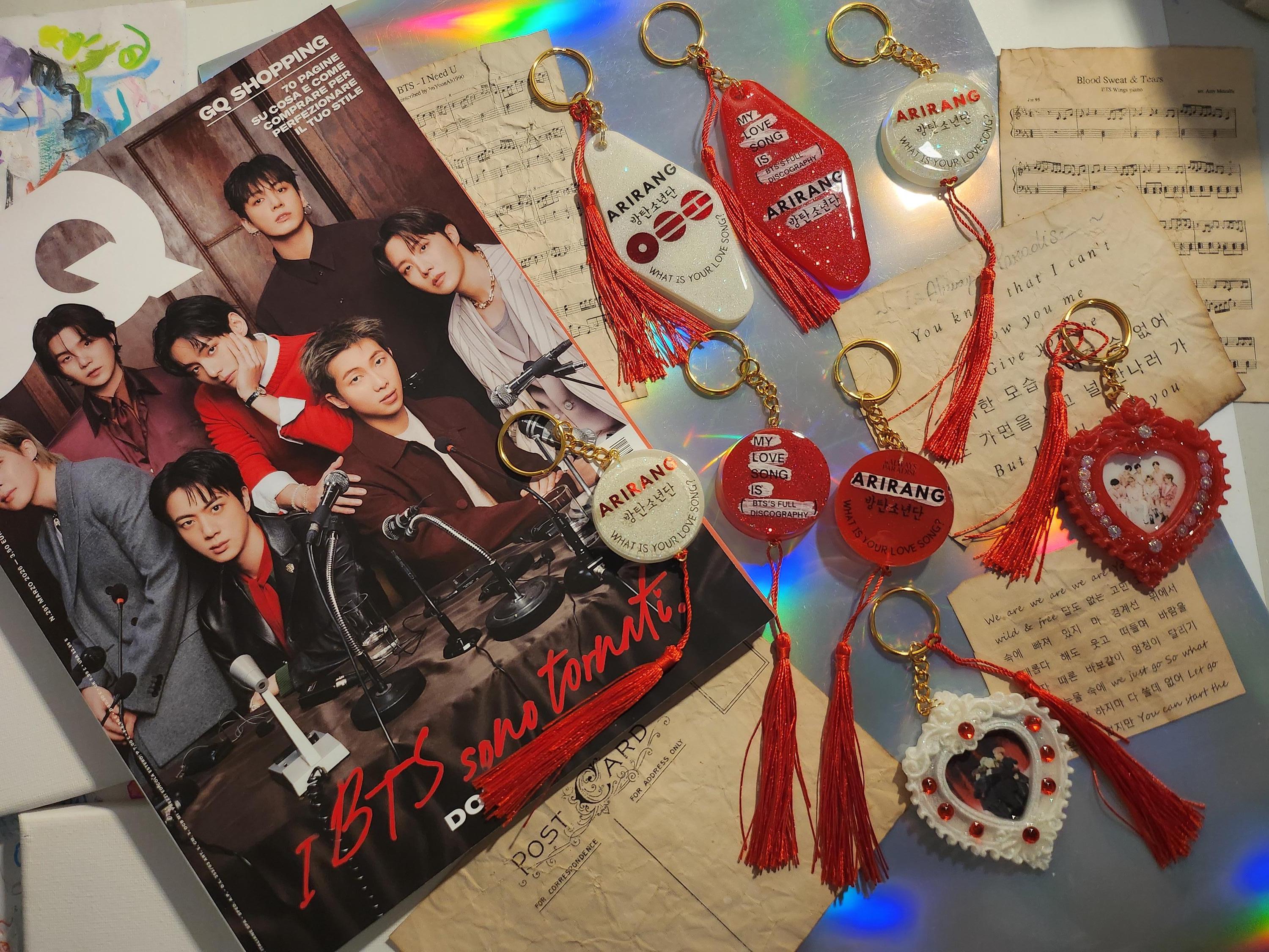 ARIRANG- BTS - What is Your Love Song?- キーリング キーホルダー
