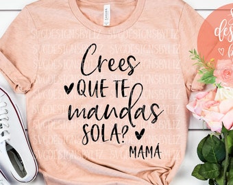 Español mamá mama svg archivo, Latina mamá Svg cortar archivos vectoriales para Cricut y silueta, diseños svg