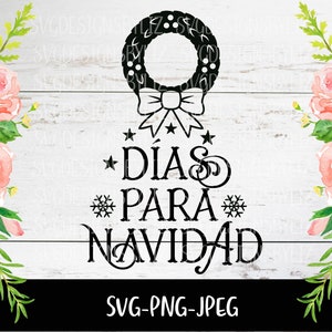 Download Spanish Christmas Svg Feliz Navidad Christmas Spanish Svg Cut Etsy