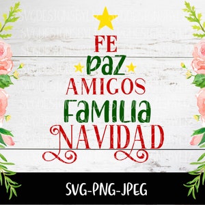 Download Spanish Christmas Svg Feliz Navidad Spanish Svg Cut And Etsy