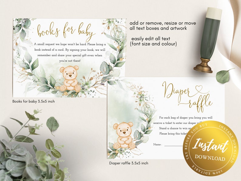 Teddy Bear Books for Baby Gender Neutral Gender Neutral Baby | Etsy