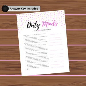 Dirty Minds Bundle Party Game Pack Bachelorette Ladies Night Girls ...