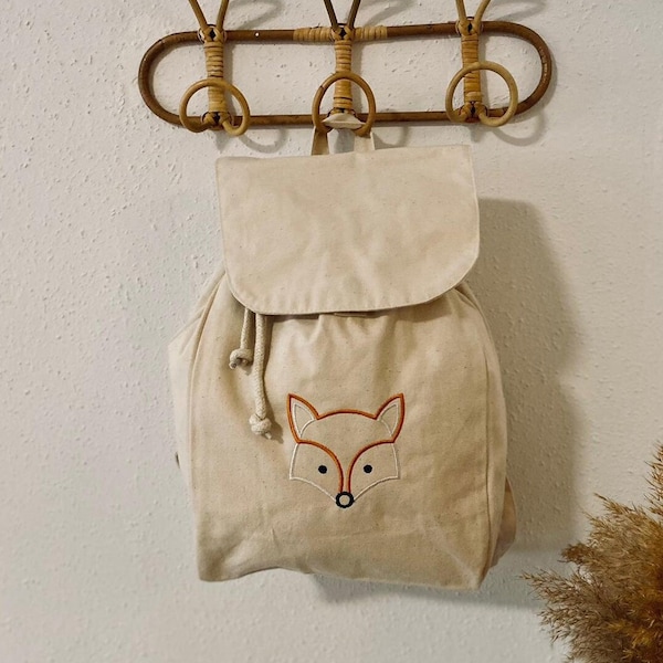 Backpack made of organic cotton #Rucksack #Kinderrucksack #Kinder gift #Tasche #Kindergarten #Baumwolle #Schule #Backpack #Jute #Turnbeutel