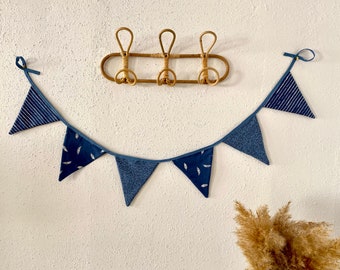 Wimpelkette aus Baumwolle als Dekoration für das Kinderzimmer | Geschenk zur Geburt, Geburtstag, Taufe oder viele weitere Anlässe