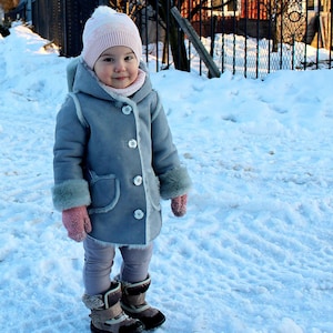 Shearling coats for babies top