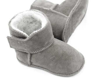 nature baby lambskin booties sale