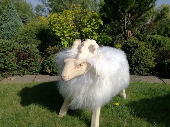 Sheep pouf on sale