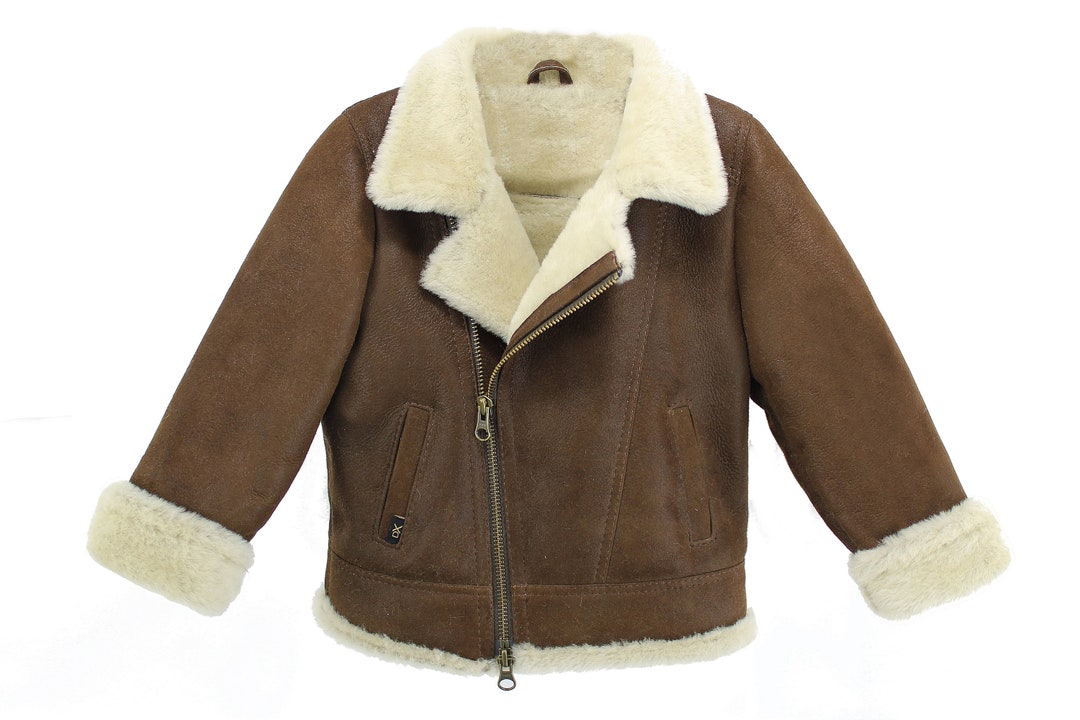 Children's lambskin coat main image 1
