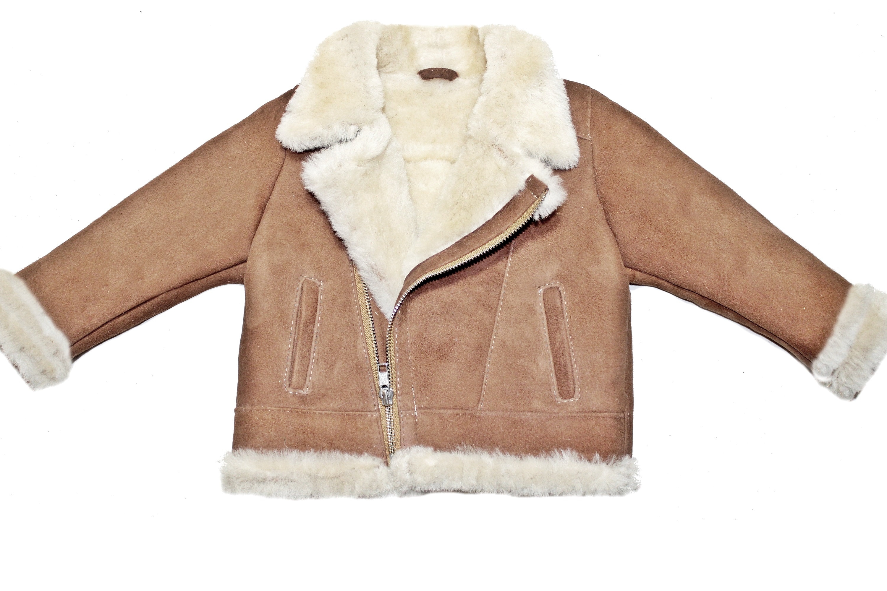 Sheepskin coats for kids on sale