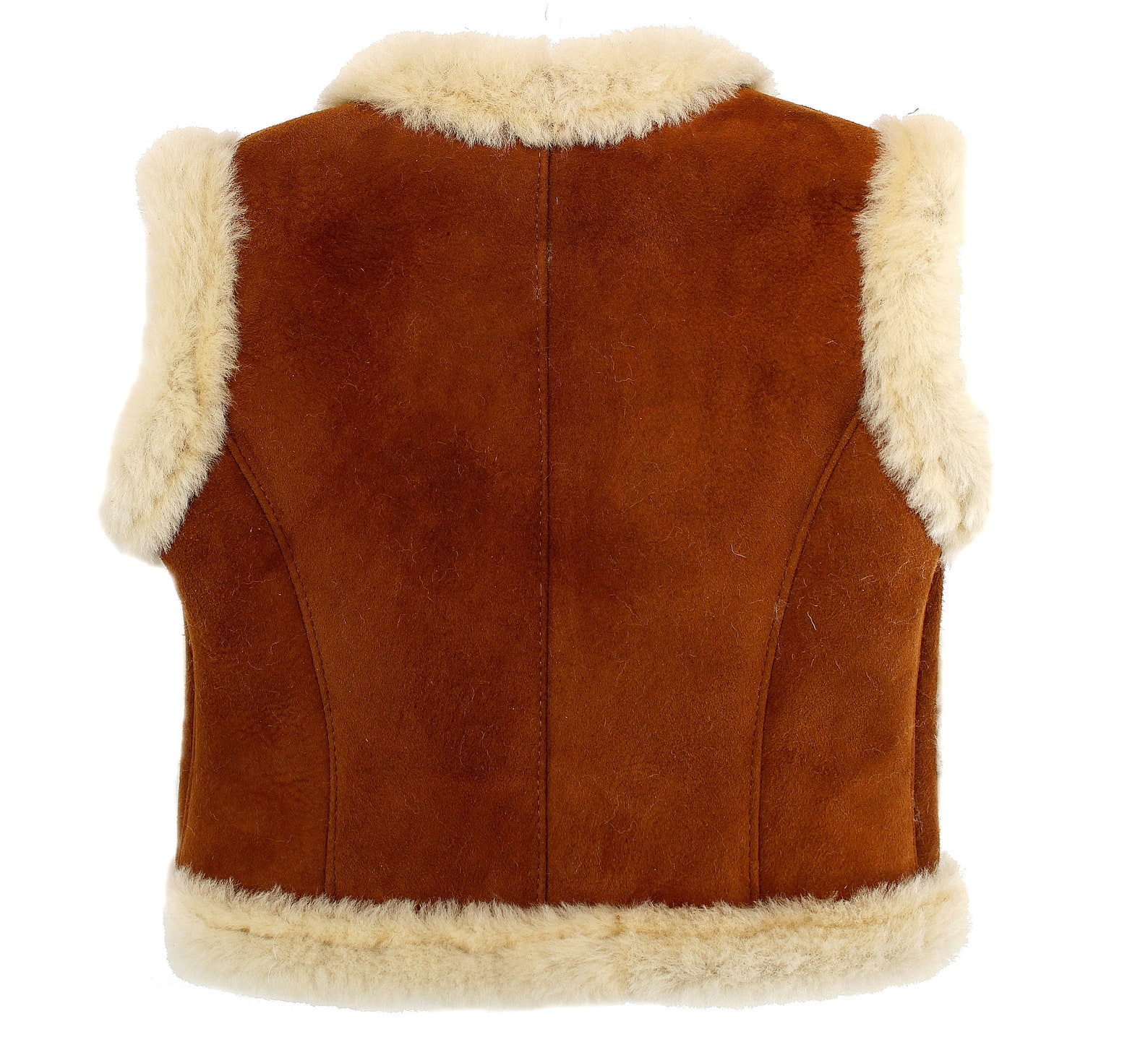 DX Children's Baby Gilet Vest Natural Sheepskin Lambskin Etsy