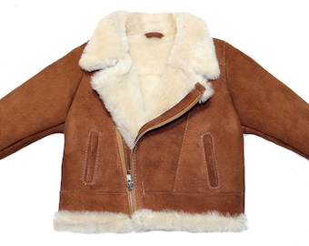 kids shearling jacket