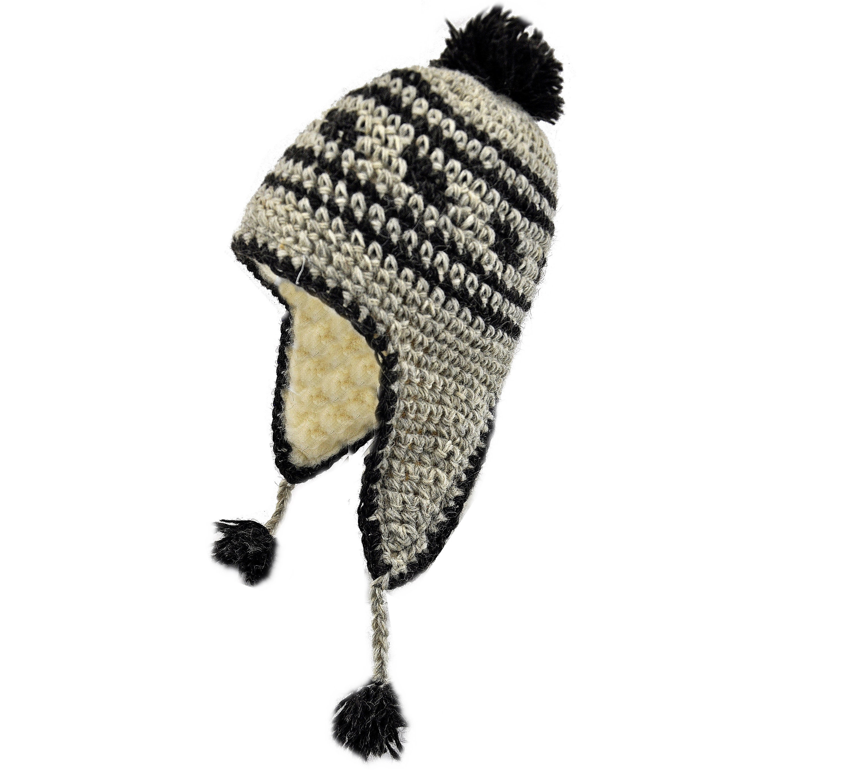 DX Women's/ Men's Sheep Wool Earflaps Hat , Cap, Genuine Wool, Real Wool , Sheepskin, Grey, White, Black , With Beanie Pompon - Etsy Canada DX Women's/ Men's Sheep Wool Earflaps Hat , Cap, Genuine Wool, Real Wool , Sheepskin, Grey, White, Black , With Beanie Pompon - Etsy Canada