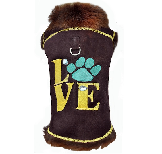 DX Winter Hundemantel, Hundejacke, Echt Lammfell, Schaffell , Fell , Pelz,  Leder Bekleidung, Warm Outdoor , Hunde - Etsy sterreich