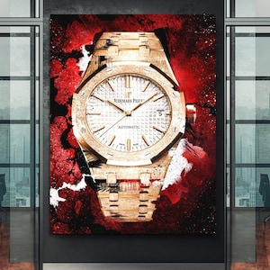 Audemars Piguet Royal Oak II - Canvas wall art, Wall prints, Framed wall art, Canvas print, Extra large canvas wall art, Home office decor