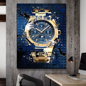 Audemars Piguet Perpetual IV - Canvas wall art, Wall prints, Framed wall art, Canvas print, Extra large canvas wall art, Home office decor