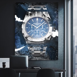 Audemars Piguet Royal Oak XIV - Luxury Watch Artwork, Canvas Wall Art, Modern Wall Art, Watch Poster, Custom Canvas Prints, Watch Art