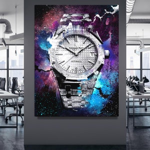 Audemars Piguet Royal Oak XIV - Luxury Watch Artwork, Canvas Wall Art, Modern Wall Art, Watch Poster, Custom Canvas Prints, Watch Art