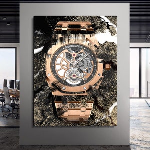 Richard Mille Wall Clock Etsy