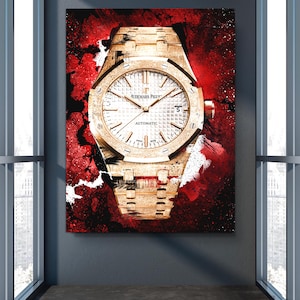 Audemars Piguet Royal Oak XIV - Luxury Watch Artwork, Canvas Wall Art, Modern Wall Art, Watch Poster, Custom Canvas Prints, Watch Art