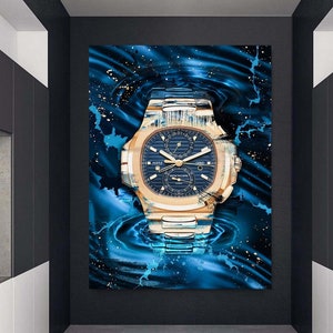 Patek Philippe Nautilus IV - Canvas wall art, Wall prints, Framed wall art, Canvas print, Extra large canvas wall art, Home office decor
