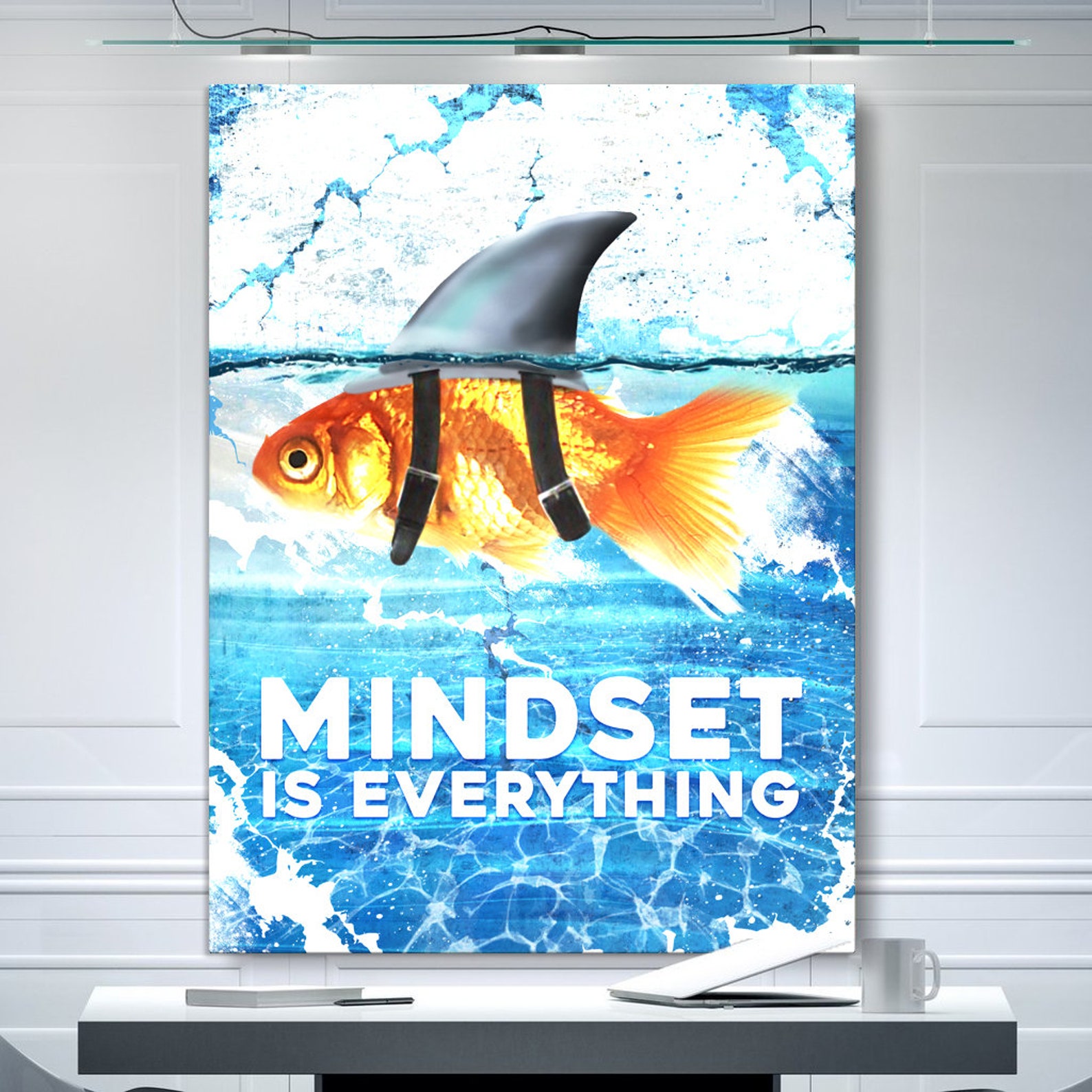 Mindset Is Everything IV Canvas wall art Wall prints Etsy