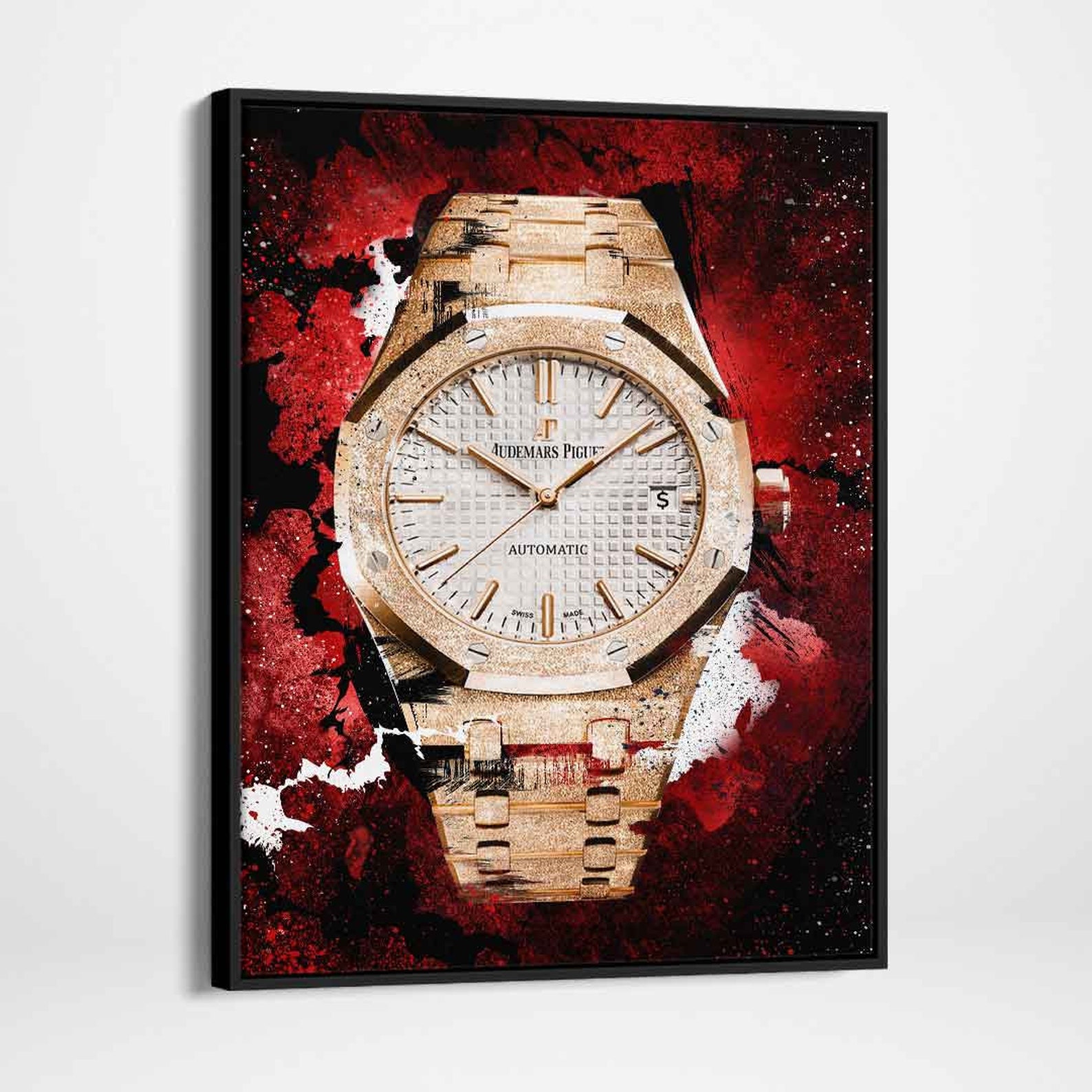 Audemars Piguet Royal Oak Florentine Gold Canvas Art - Etsy