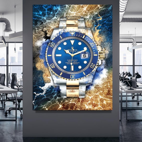 rolex canvas art